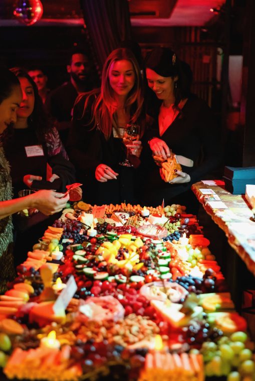 A beautifully arranged charcuterie board